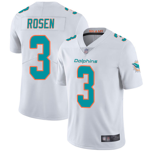 Nike Miami Dolphins 3 Josh Rosen White Youth Stitched NFL Vapor Untouchable Limited Jersey